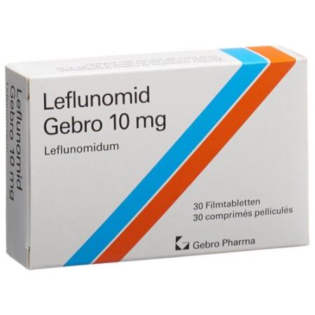 Leflunomide Gebro Filmtabl 10 mg 30 pcs - PrimeCare Global