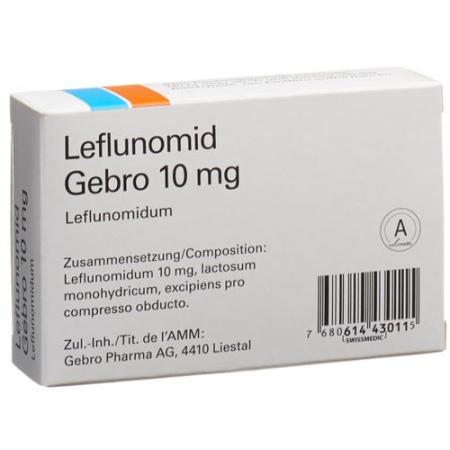Leflunomide Gebro Filmtabl 10 mg 30 pcs - PrimeCare Global