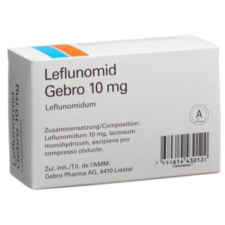 Leflunomide Gebro Filmtabl 10 mg 100 pcs - PrimeCare Global