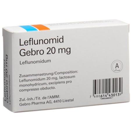 Leflunomide Gebro Filmtabl 20 mg 30 pcs - PrimeCare Global