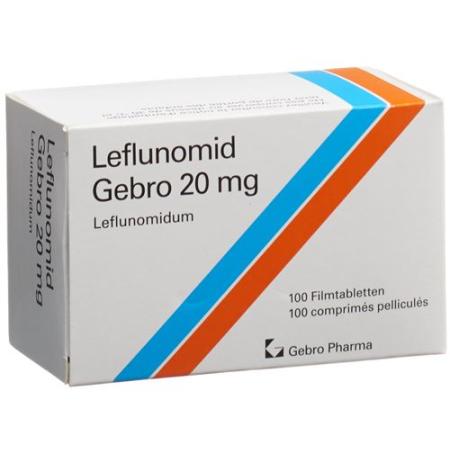 Leflunomide Gebro Filmtabl 20 mg 100 pcs - PrimeCare Global