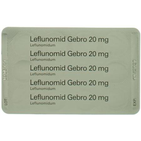 Leflunomide Gebro Filmtabl 20 mg 100 pcs - PrimeCare Global