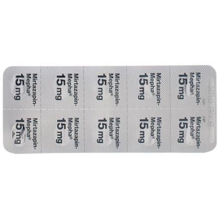 Mirtazapin-Mepha Lactab 15 mg 30 pcs - PrimeCare Global