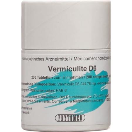 PHYTOMED Vermiculite Tabl D 6 Ds 50 g - PrimeCare Global