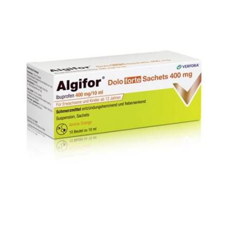 Algifor Dolo forte Susp 400 mg/10ml 10 bags 10 ml - PrimeCare Global