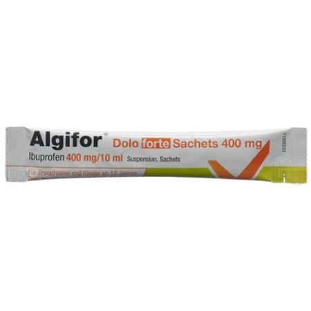 Algifor Dolo forte Susp 400 mg/10ml 10 bags 10 ml - PrimeCare Global