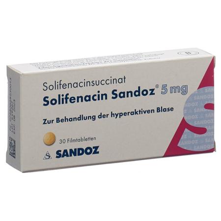 Solifenacin Sandoz film tablets 5 mg 90 pcs - PrimeCare Global