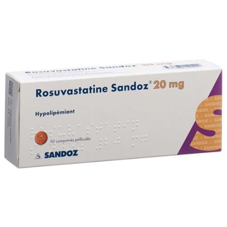 Rosuvastatin Sandoz Filmtabl 20 mg 30 pcs - PrimeCare Global