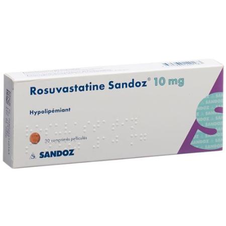 Rosuvastatin Sandoz Filmtabl 10 mg 30 pcs - PrimeCare Global