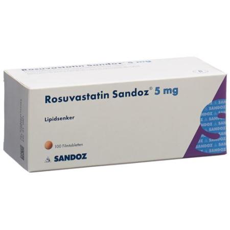 Rosuvastatin Sandoz film tablets 5 mg 100 pcs - PrimeCare Global