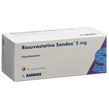 Rosuvastatin Sandoz film tablets 5 mg 100 pcs - PrimeCare Global