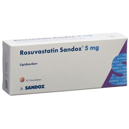 Rosuvastatin Sandoz film tablets 5 mg 50 pcs - PrimeCare Global