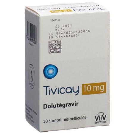 Tivicay film tabl 10 mg bottle 30 pcs - PrimeCare Global