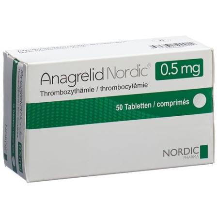 Anagrelide Nordic Tabl 0.5 mg 50 pcs - PrimeCare Global