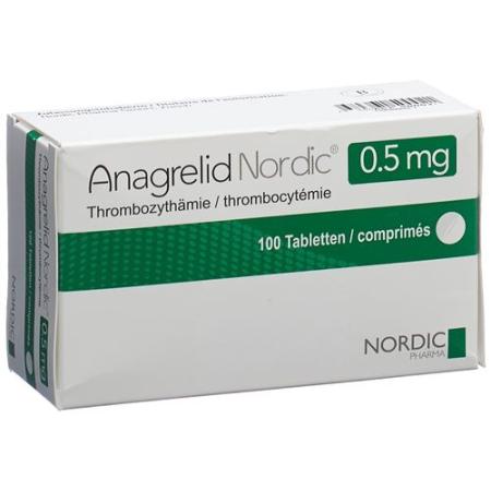 Anagrelide Nordic Tabl 0.5 mg 100 pcs - PrimeCare Global