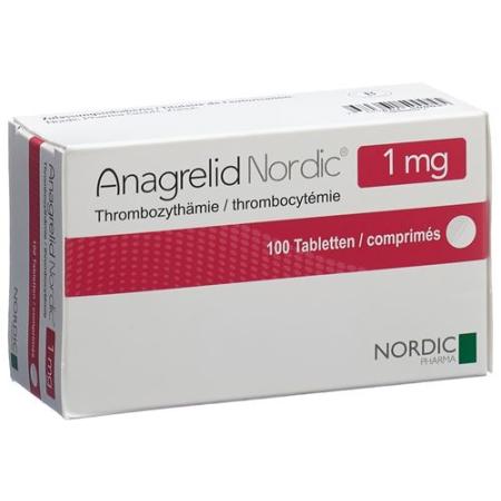 Anagrelide Nordic Tabl 1 mg 100 pcs - PrimeCare Global