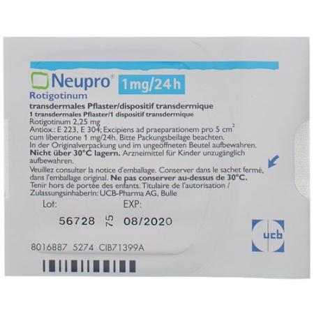 Neupro Matrixpfl 1 mg/24h bag 7 pcs - PrimeCare Global