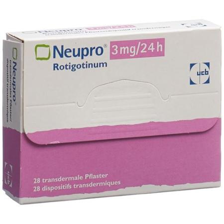 Neupro Matrixpfl 3 mg/24h bag 28 pcs - PrimeCare Global