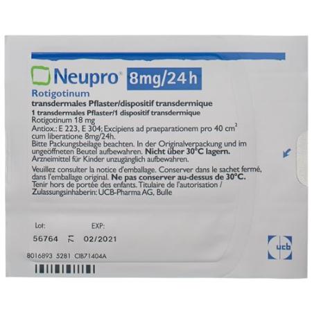 Neupro Matrixpfl 8 mg/24h bag 28 pcs - PrimeCare Global