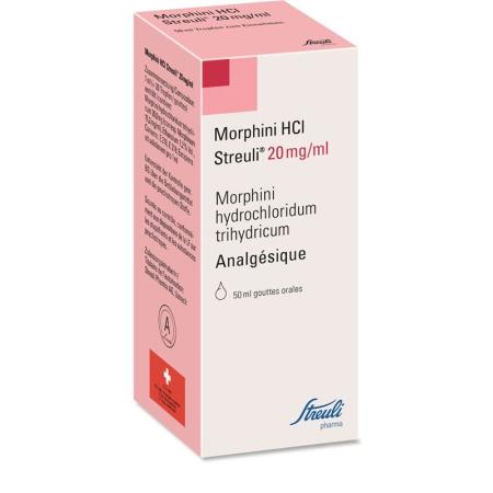 Morphini HCl Streuli Tropfen 20 mg/ml Fl 50 ml - PrimeCare Global