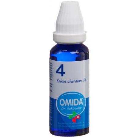 Omida Schuessler Nr4 potassium chloratum Dil D 6 Fl 30 ml - PrimeCare Global