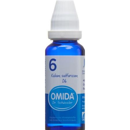 Omida Schuessler Nr6 Potassium sulfuricum Dil D 6 Fl 30 ml - PrimeCare Global