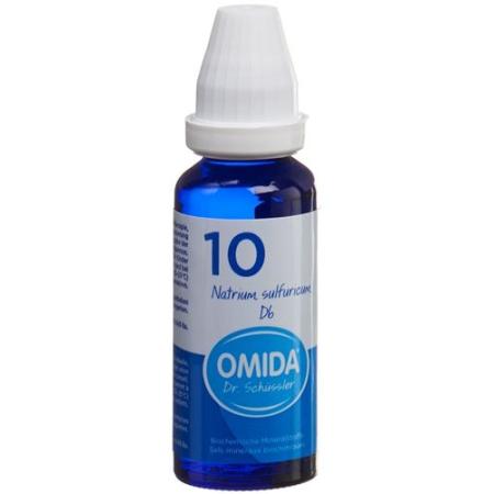 Omida Schuessler Nr10 sodium sulfuricum Dil D 6 Fl 30 ml - PrimeCare Global