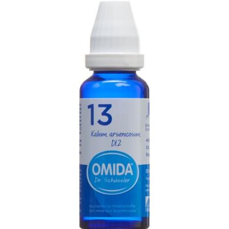 Omida Schuessler No. 13 Potassium Arsenicosum Dil D12 Bottle 30 ml - PrimeCare Global