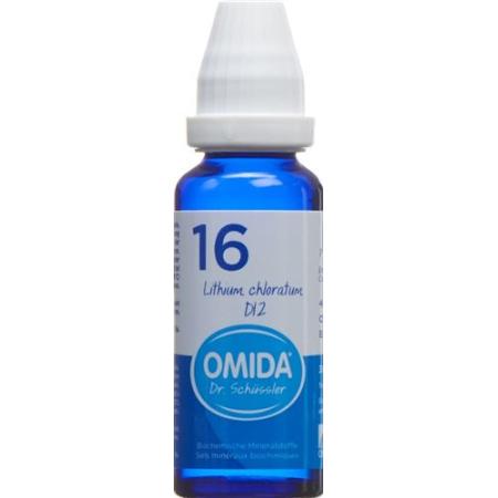 Omida Schuessler Nr16 Lithium chloratum Dil D 12 Bottle 30 ml - PrimeCare Global