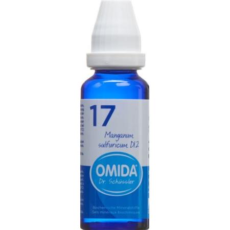 Omida Schuessler No. 17 Manganum sulfuricum Dil D12 Bottle 30 ml - PrimeCare Global
