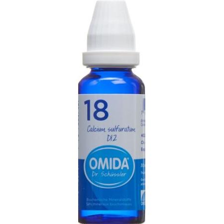 Omida Schuessler Nr18 Calcium sulfuratum Dil D 12 Bottle 30 ml - PrimeCare Global