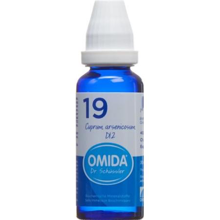 Omida Schuessler No. 19 Cuprum arsenicosum Dil D12 Bottle 30 ml - PrimeCare Global