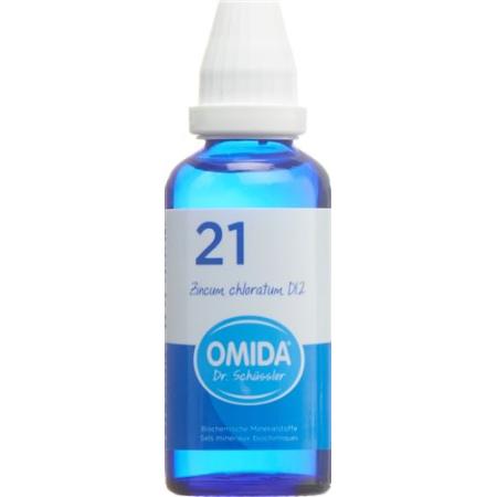 Omida Schuessler Nr21 Zincum chloratum Dil D 12 Fl 30 ml - PrimeCare Global
