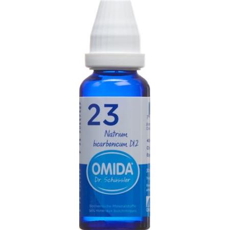 Omida Schuessler No. 23 sodium bicarbonicum Dil D12 bottle 30 ml - PrimeCare Global