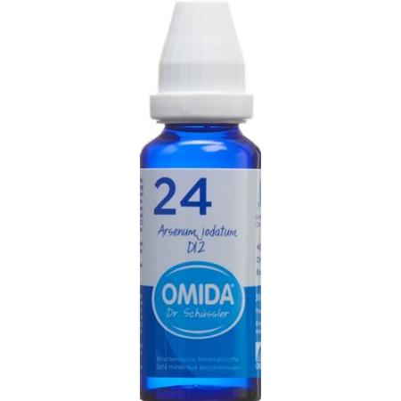 Omida Schuessler No. 24 Arsenum jodatum Dil D12 Bottle 30 ml - PrimeCare Global