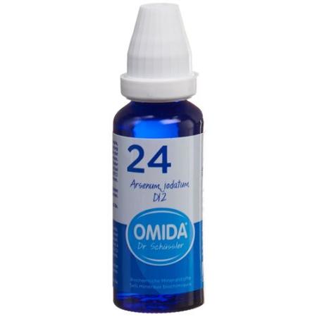 Omida Schuessler No. 24 Arsenum jodatum Dil D12 Bottle 30 ml - PrimeCare Global