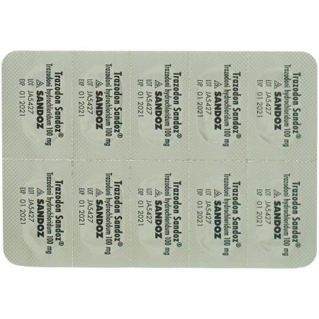 Trazodone Sandoz Tabl 100 mg 30 pcs - PrimeCare Global