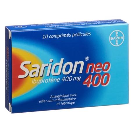 Saridon neo film-coated tablets 400 mg 10 pcs - PrimeCare Global