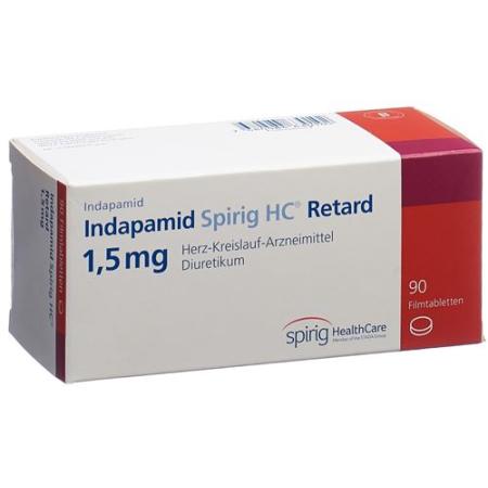Indapamide Spirig HC Ret Filmtabl 1.5 mg 90 pcs - PrimeCare Global