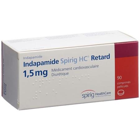Indapamide Spirig HC Ret Filmtabl 1.5 mg 90 pcs - PrimeCare Global