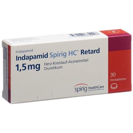 Indapamide Spirig HC Ret Filmtabl 1.5 mg 30 pcs - PrimeCare Global