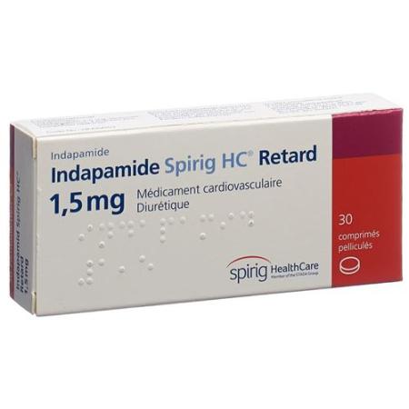 Indapamide Spirig HC Ret Filmtabl 1.5 mg 30 pcs - PrimeCare Global