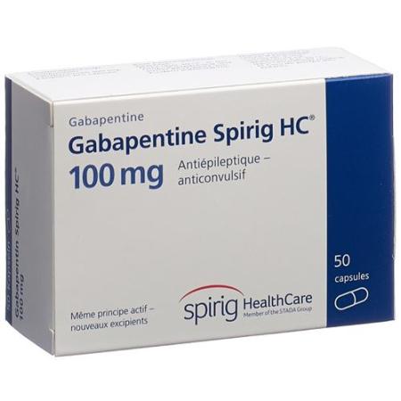 Gabapentin Spirig HC Kaps 100 mg 50 pcs - PrimeCare Global