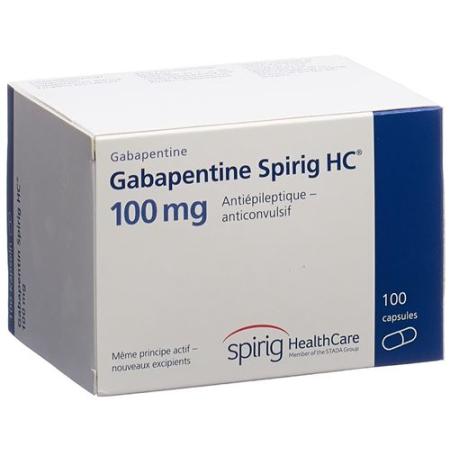 Gabapentin Spirig HC Kaps 100 mg 100 pcs - PrimeCare Global