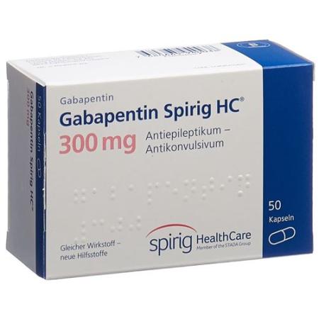 Gabapentin Spirig HC Kaps 300 mg 50 pcs - PrimeCare Global