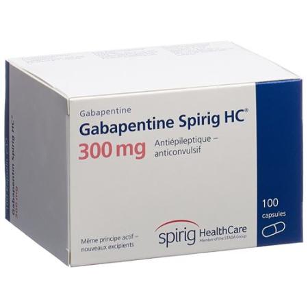 Gabapentin Spirig HC Kaps 300 mg 100 pcs - PrimeCare Global