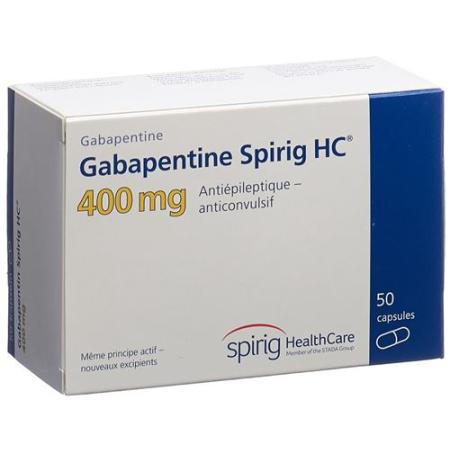 Gabapentin Spirig HC Kaps 400 mg 50 pcs - PrimeCare Global