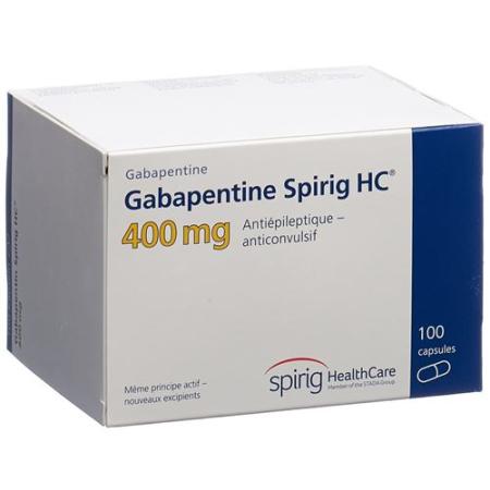 Gabapentin Spirig HC Kaps 400 mg 100 pcs - PrimeCare Global