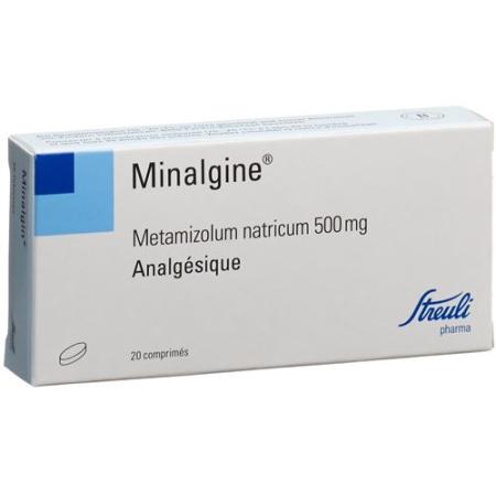 Minalgin Tabl 500 mg oval 20 pcs - PrimeCare Global
