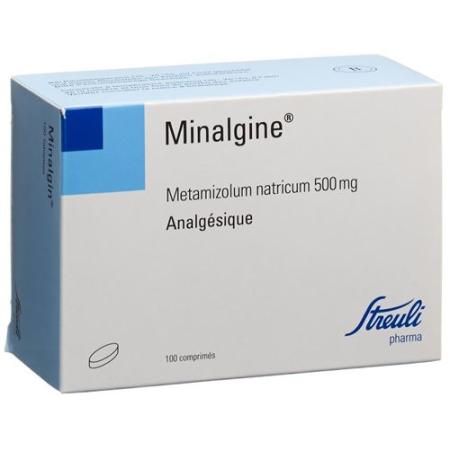 Minalgin Tabl 500 mg oval 100 pcs - PrimeCare Global